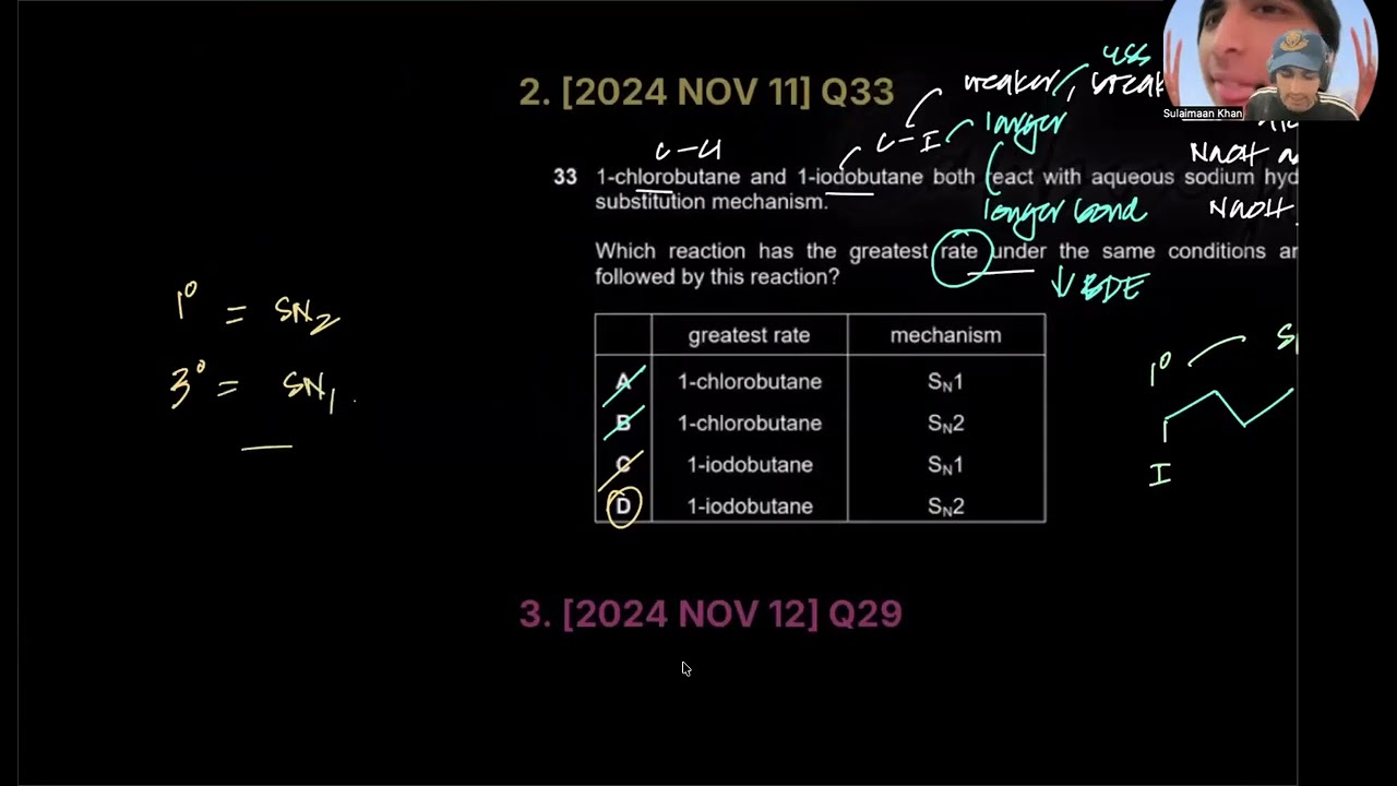 AS-Level Haloalkanes Marathon - Difficult MCQs - Organic [2024]
