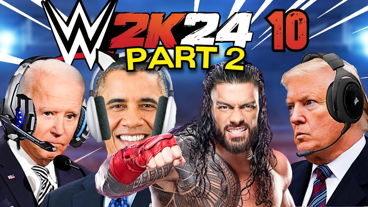 US Presidents Play WWE2k24 - Pt.10 (2)