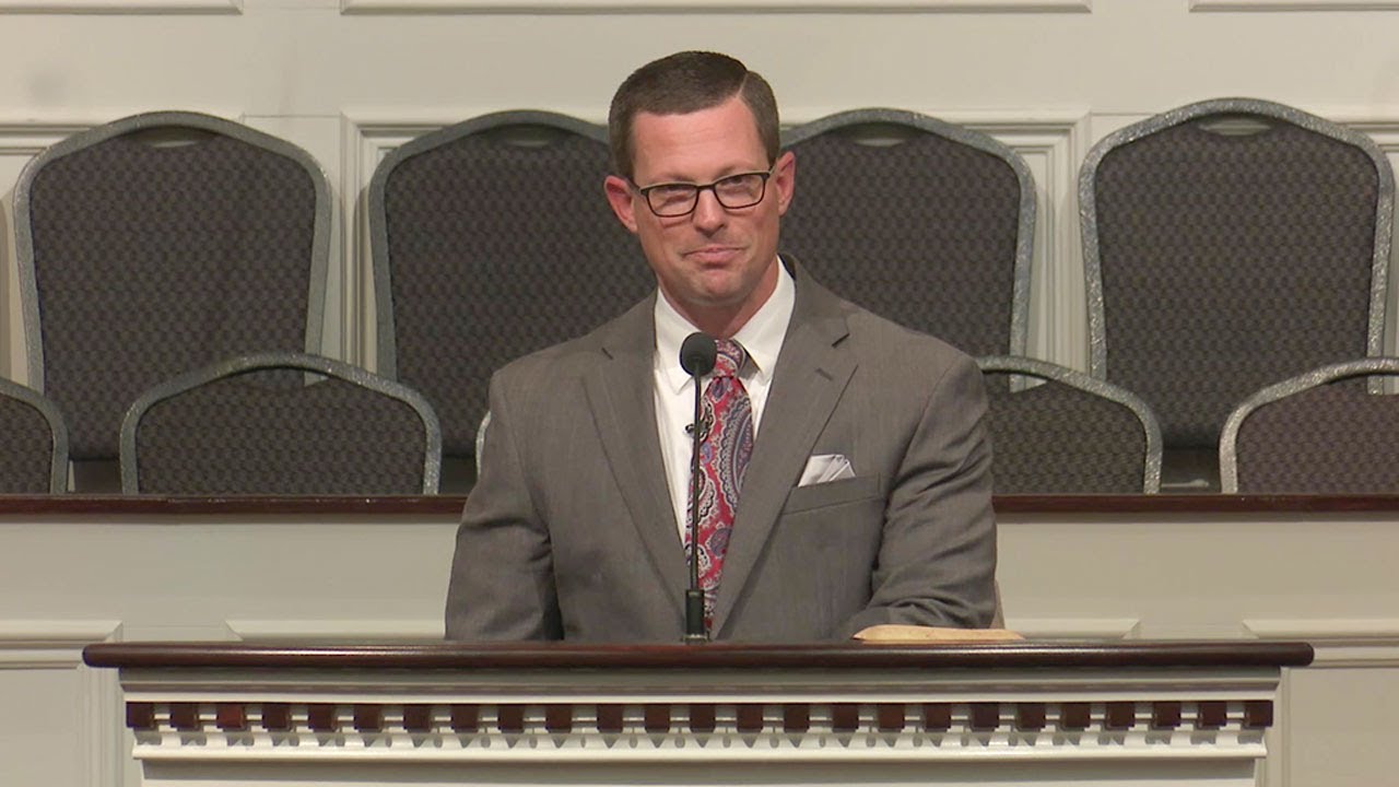Bro. Justin Cooper preaching 