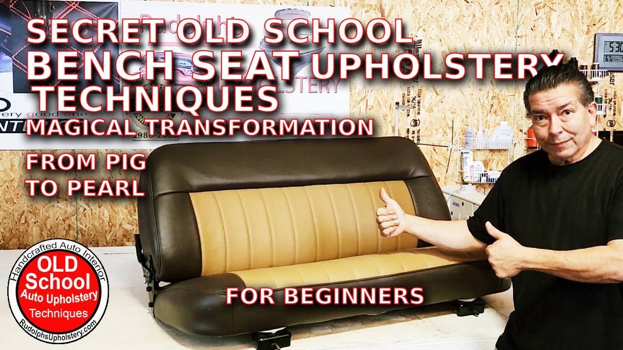 Tutorial: Restore SUV Bench Seat Upholstery Like a Pro