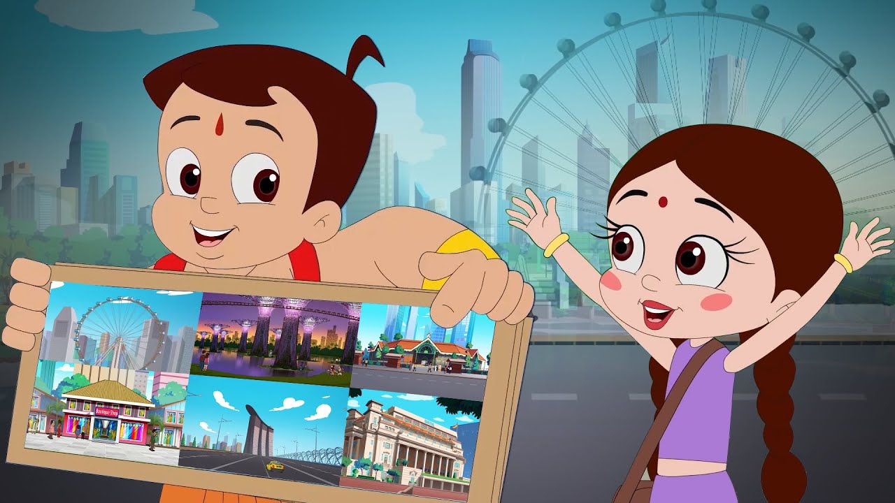 Chhota Bheem’s Adventures in Singapore | Full Series Compilation in हिंदी | Cartoons for Kids