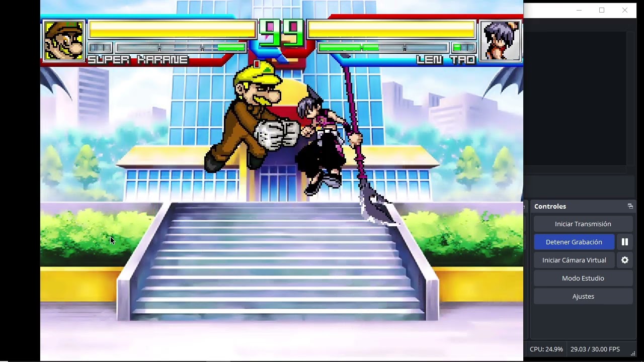 Mugen Battle #3102: Super Karane (Me) vs Leng Tao