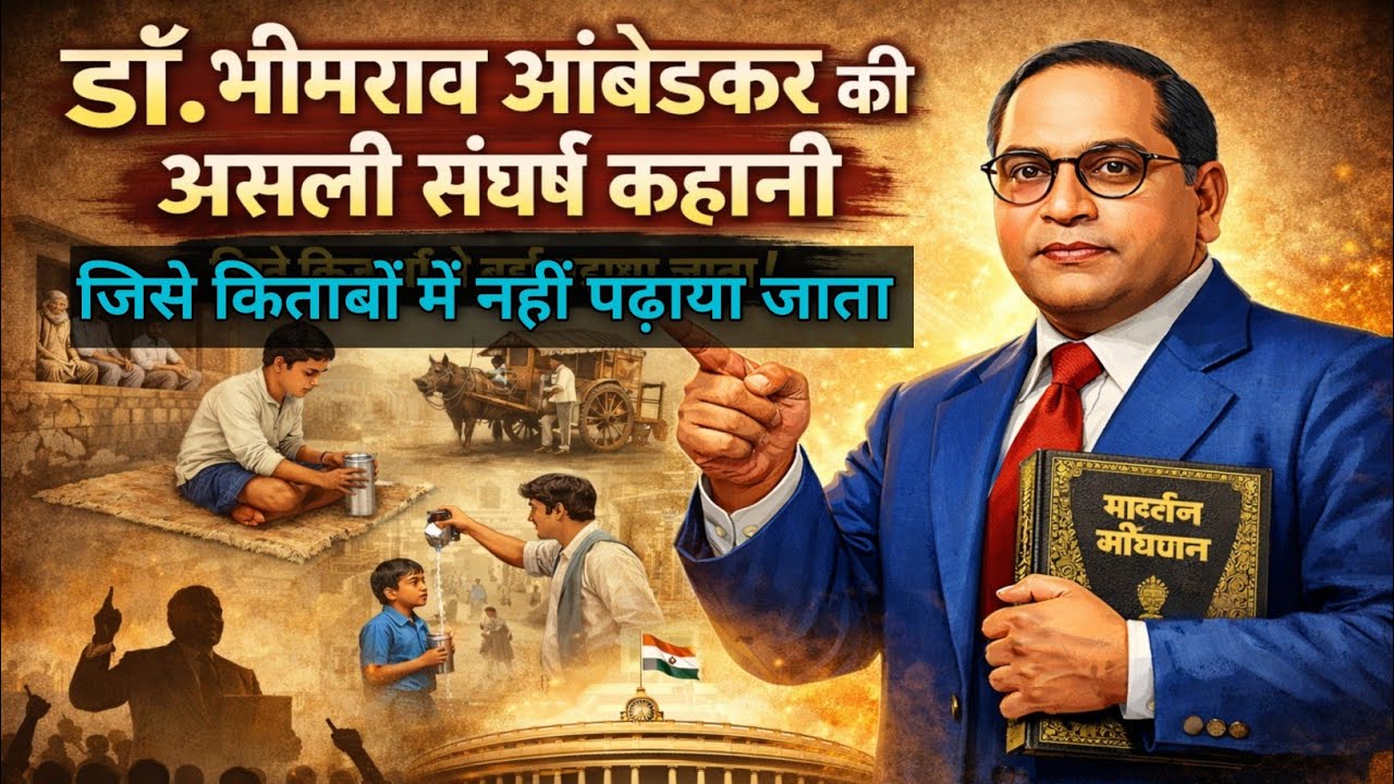 डॉ. भीमराव आंबेडकर की असली संघर्ष कहानी | जिसे किताबों में नहीं पढ़ाया जाता!|| Ambedkar untold story