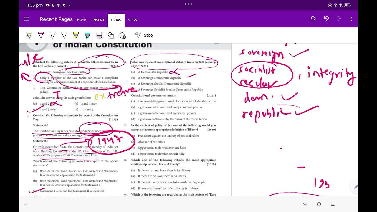 Lec 01 History and Making of the Indian Constitution (pyq 2013-25)