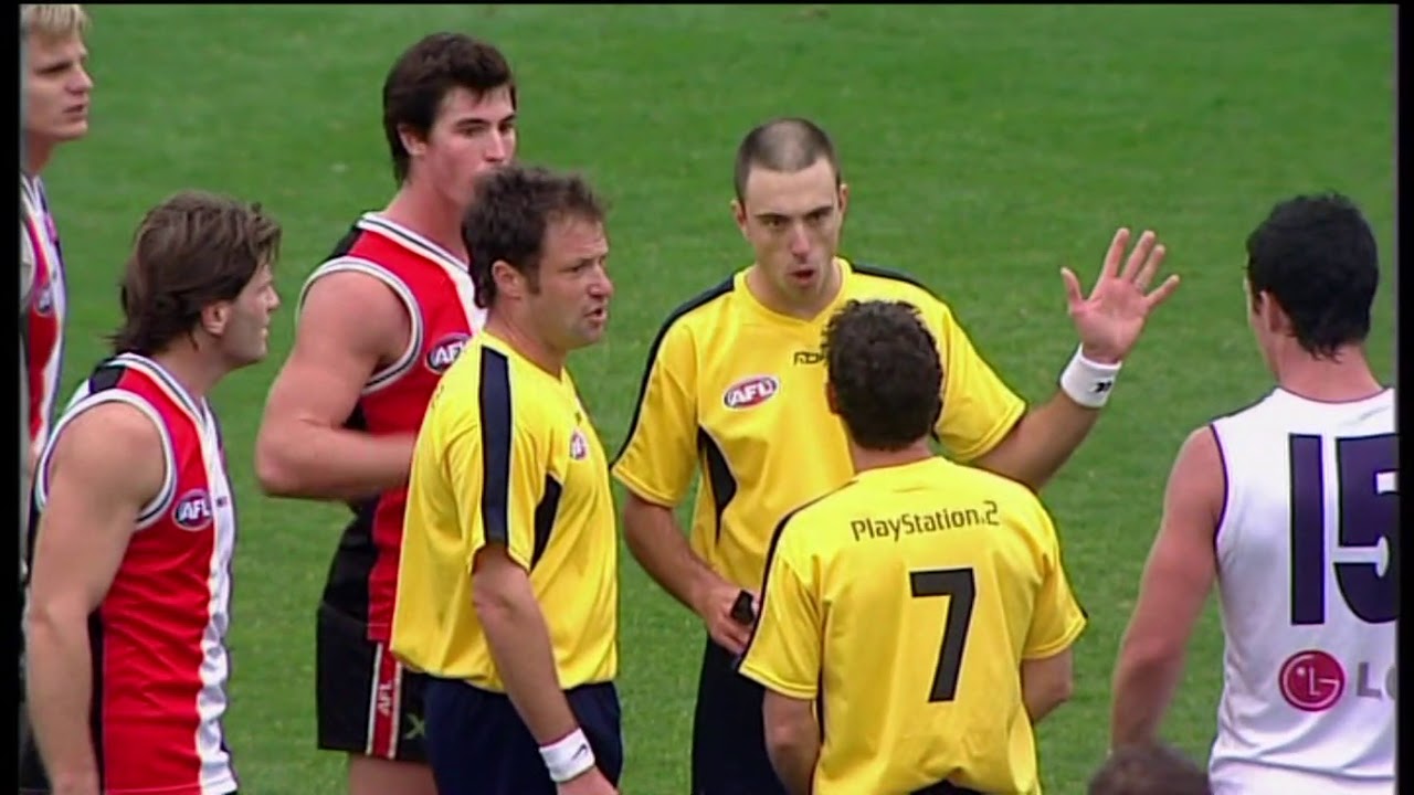 Sirengate Steven Baker Round 5 2006 St Kilda VS Fremantle Dockers Matthew Pavlich