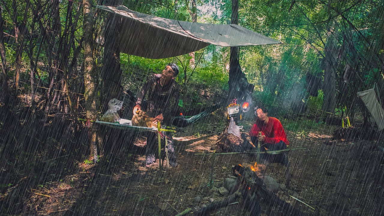 วันที่ 2 นอนในลำห้วยเสี่ยงน้ำป่า เจอรังผึ้งดินใหญ่ น้ำผึ้งหวาน ฝนถล่มหนัก แรมโบ้เจอหนูในโพรงไม้!!
