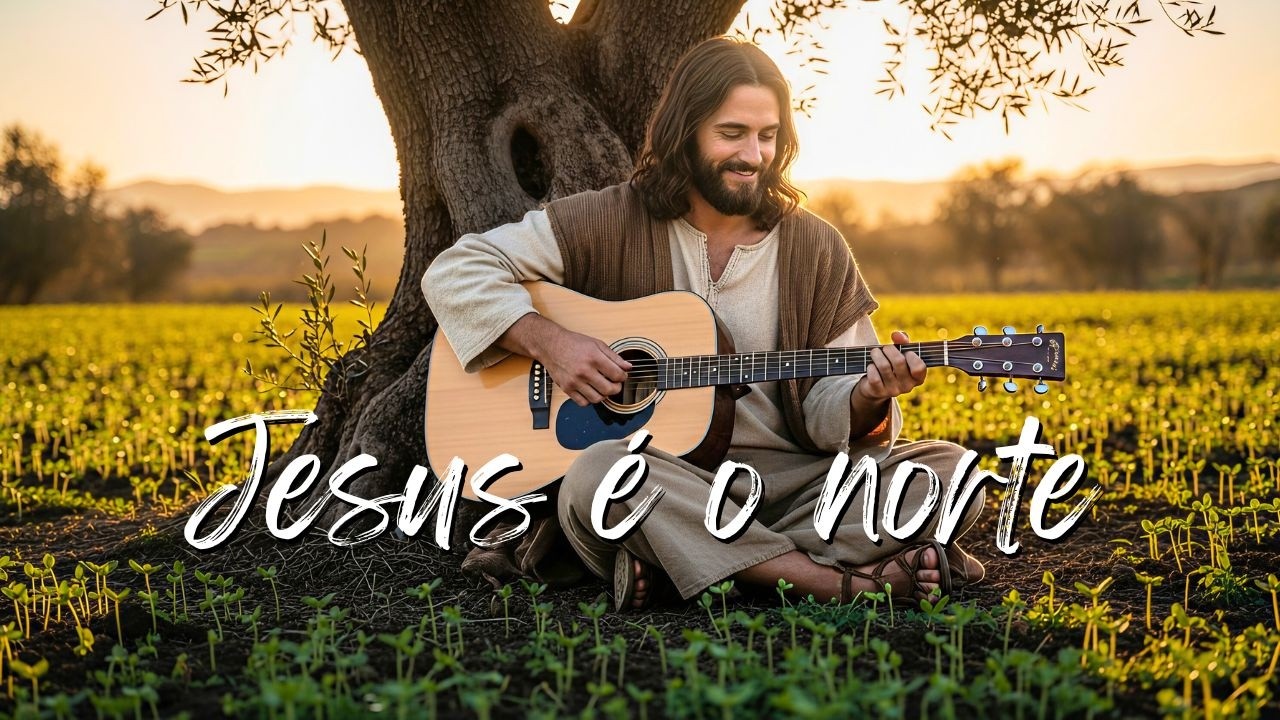 JESUS É O NORTE, O AMOR E O CAMINHO 🙏 MÚSICA ESPÍRITA CRISTÃ