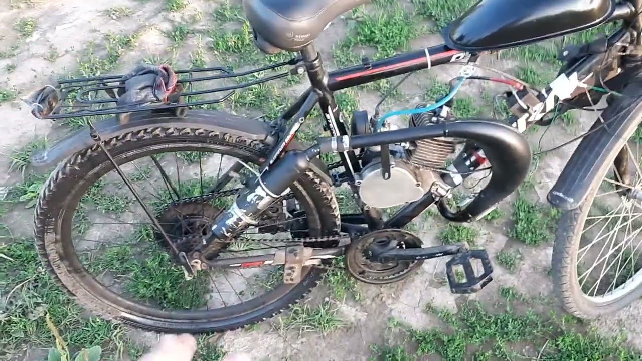 Веломотор F50 с резонатором (часть 2)