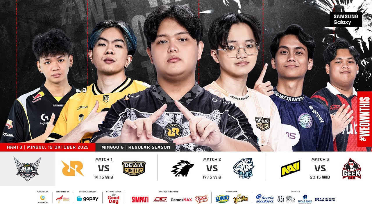 🔴 LIVE | MPL ID S16 | RS Hari 3 Minggu 8 | Bahasa Indonesia