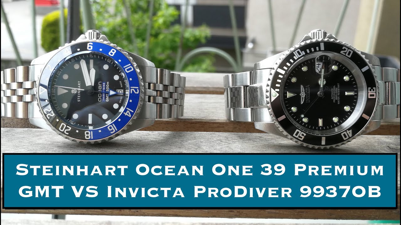 Steinhart Ocean 39 Premium GMT VS Invicta ProDiver 9937