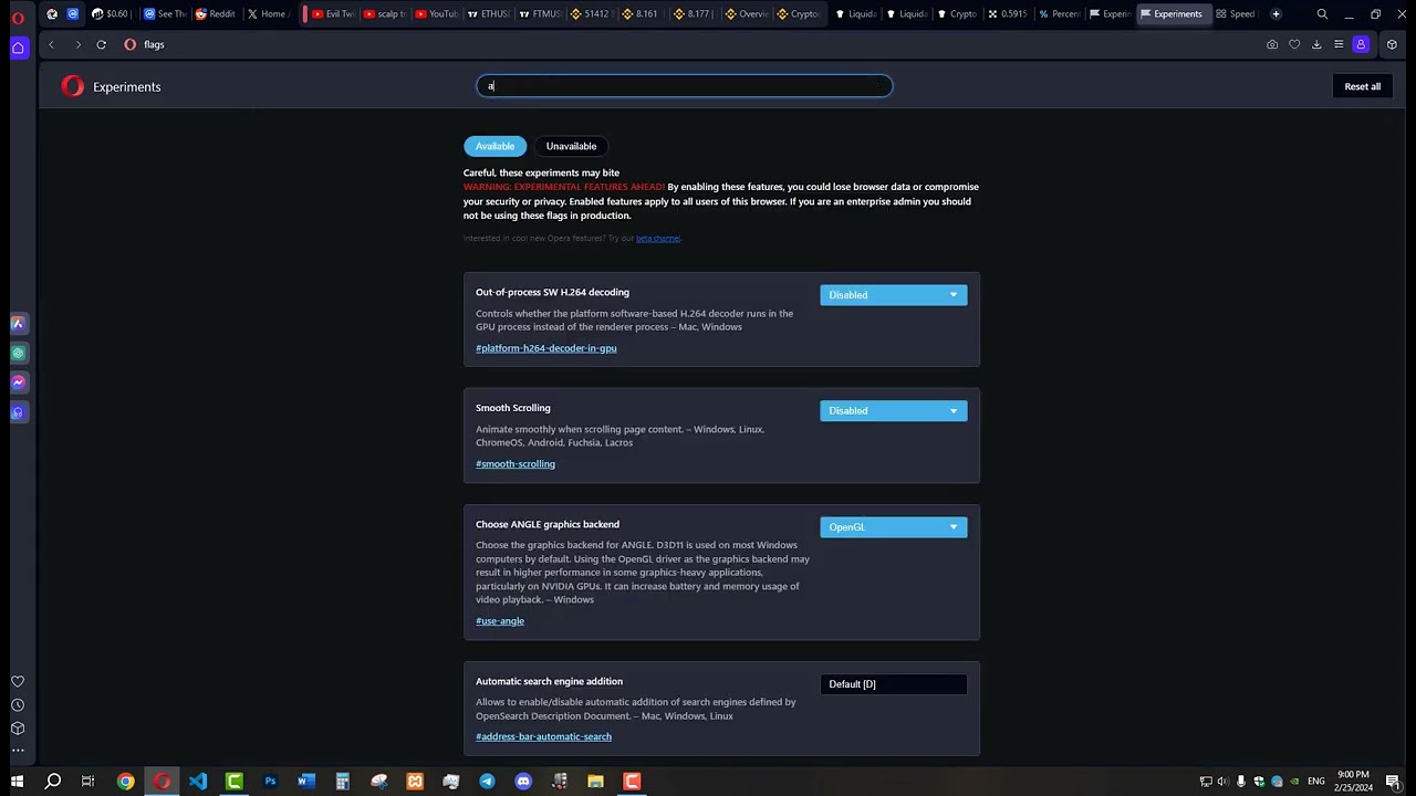 Opera browser lagging - Fix - Part 2