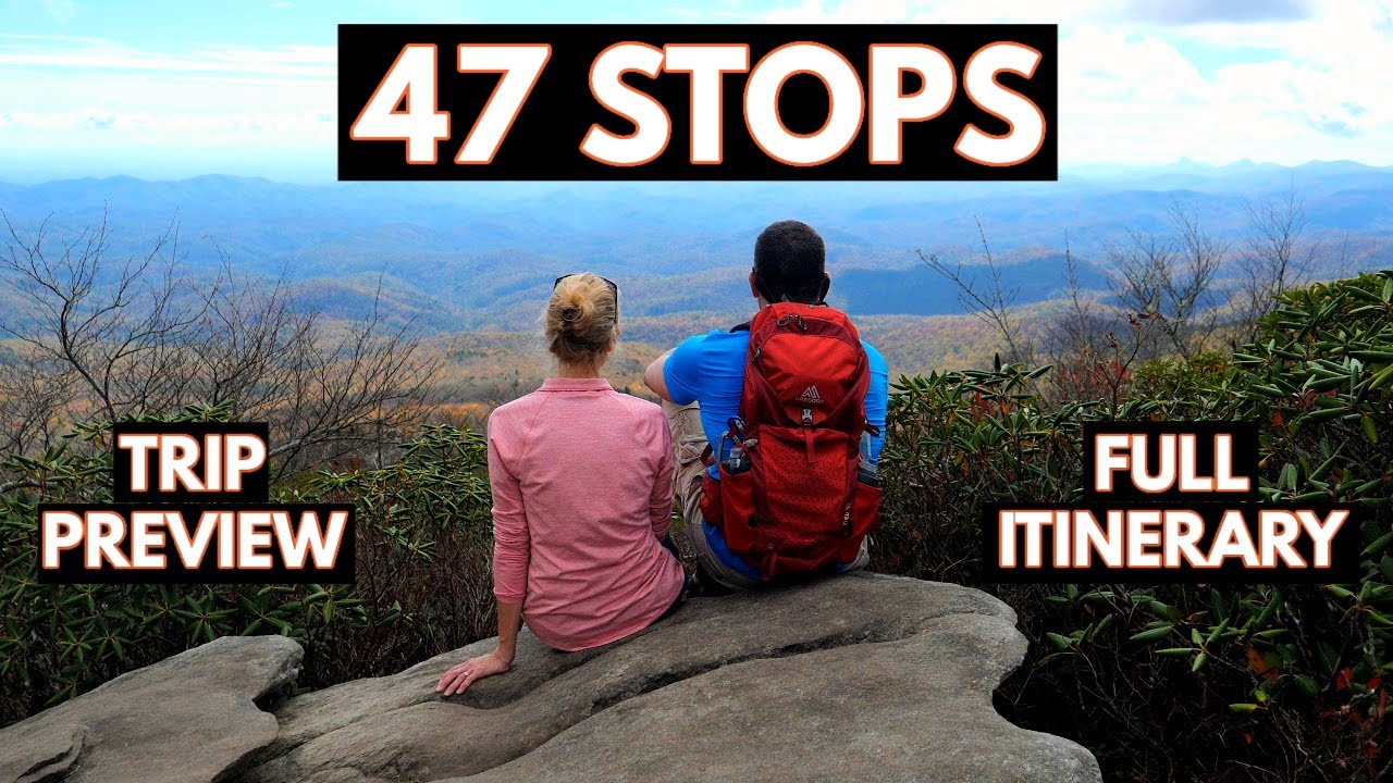 Четыре осенних дня на всей трассе Blue Ridge Parkway | ПРЕДВАРИТЕЛЬНЫЙ ОБЗОР ПОЕЗДКИ