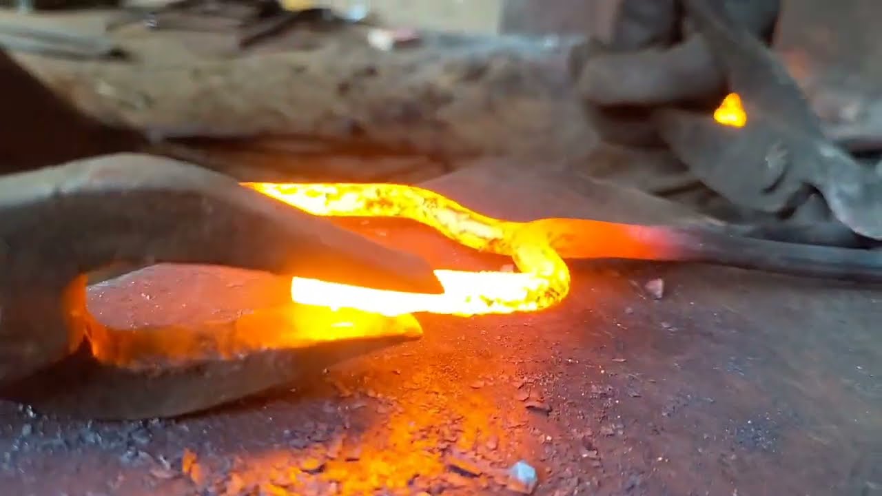 making a tong for kitchen | blacksmithing |
