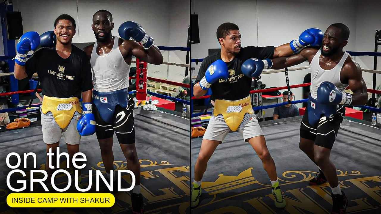 INSIDE CAMP: Shakur Stevenson DROPS Terence Crawford During Sparring Ahead of Teofimo Lopez Fight
