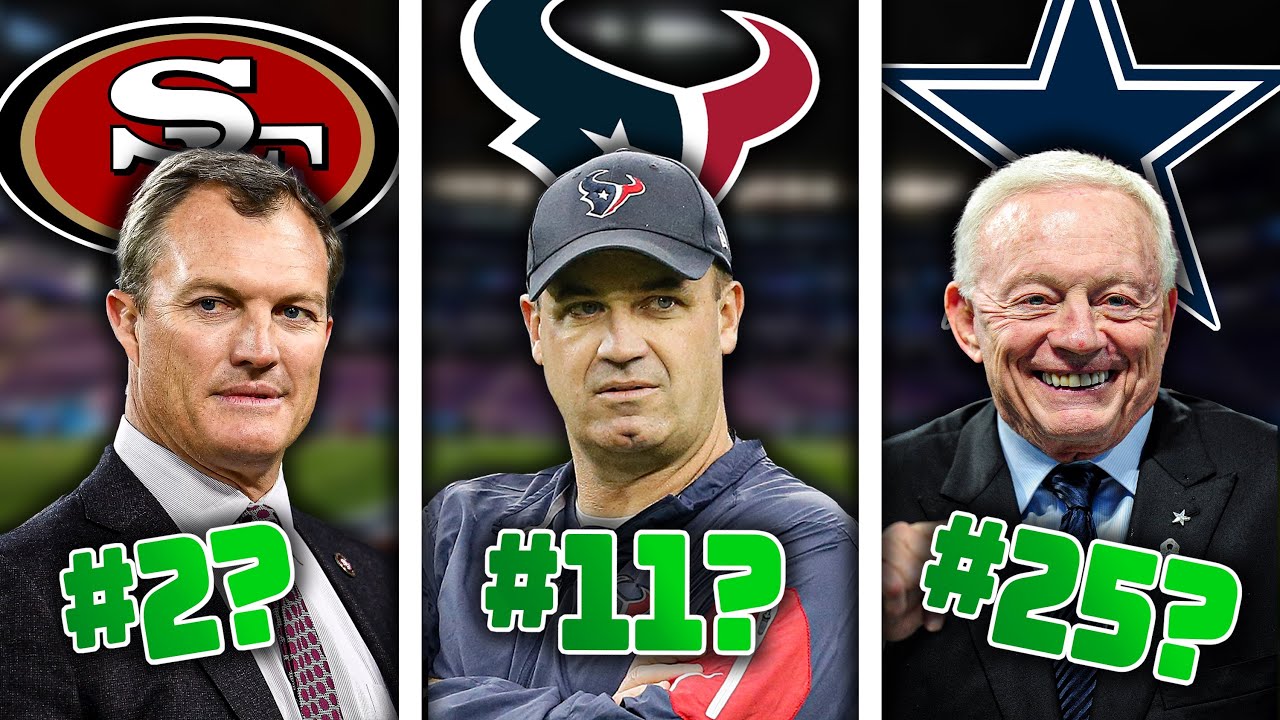 Ranking all 32 NFL GMs of 2020 from WORST to FIRST