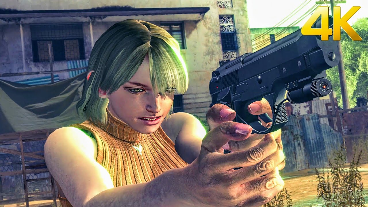 Classic Leon x Ashley with Cutscenes Gameplay (Ch 2-2) Resident Evil 5