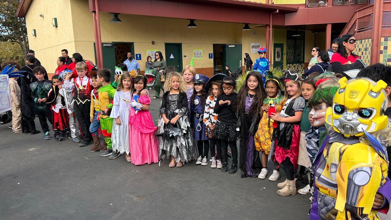 Halloween parade @ Trace Elementary School