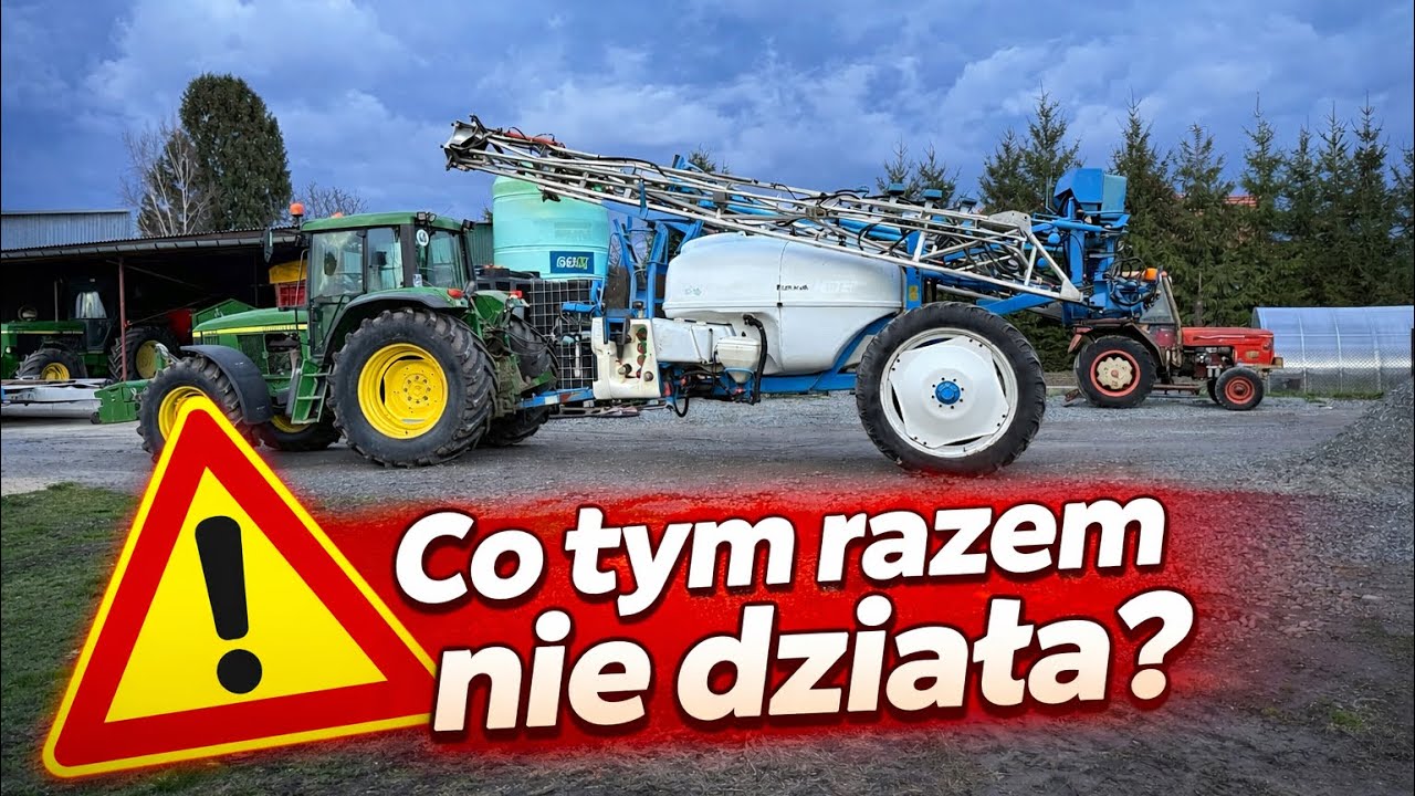Podczepiam opryskiwacz Evrard