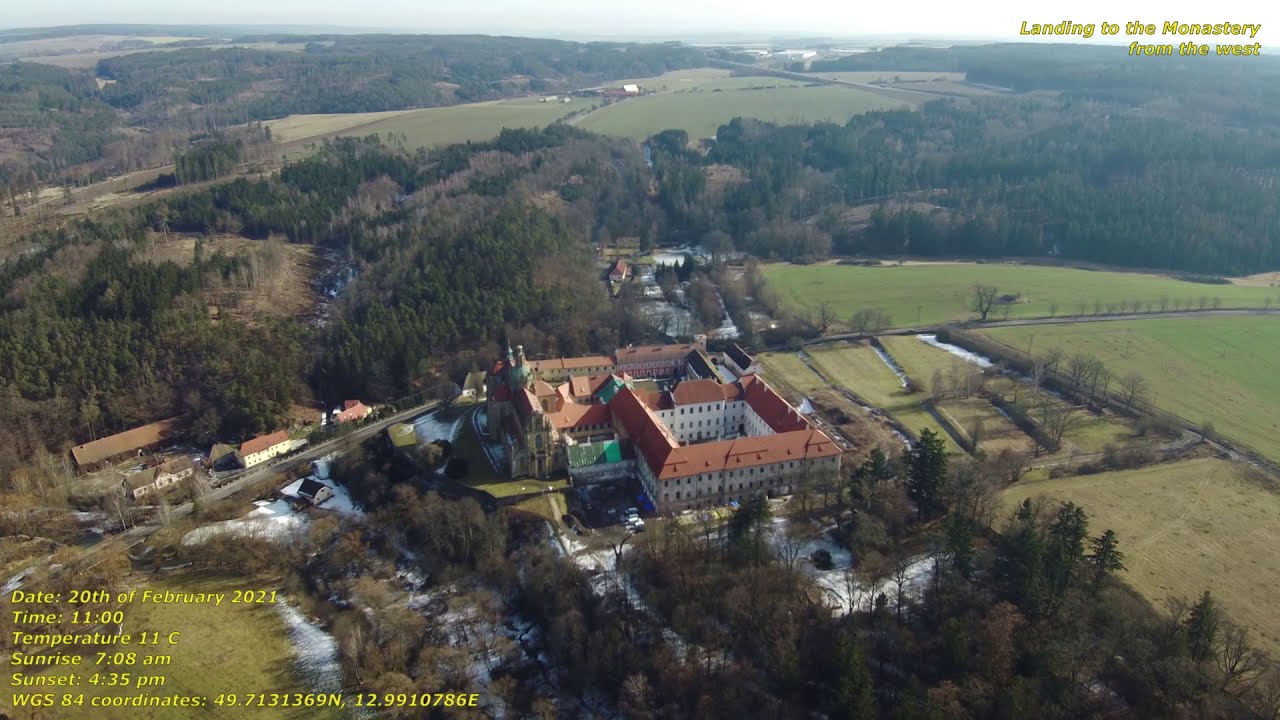 Hubsan Zino 2 - Flying around Kladruby Monastery