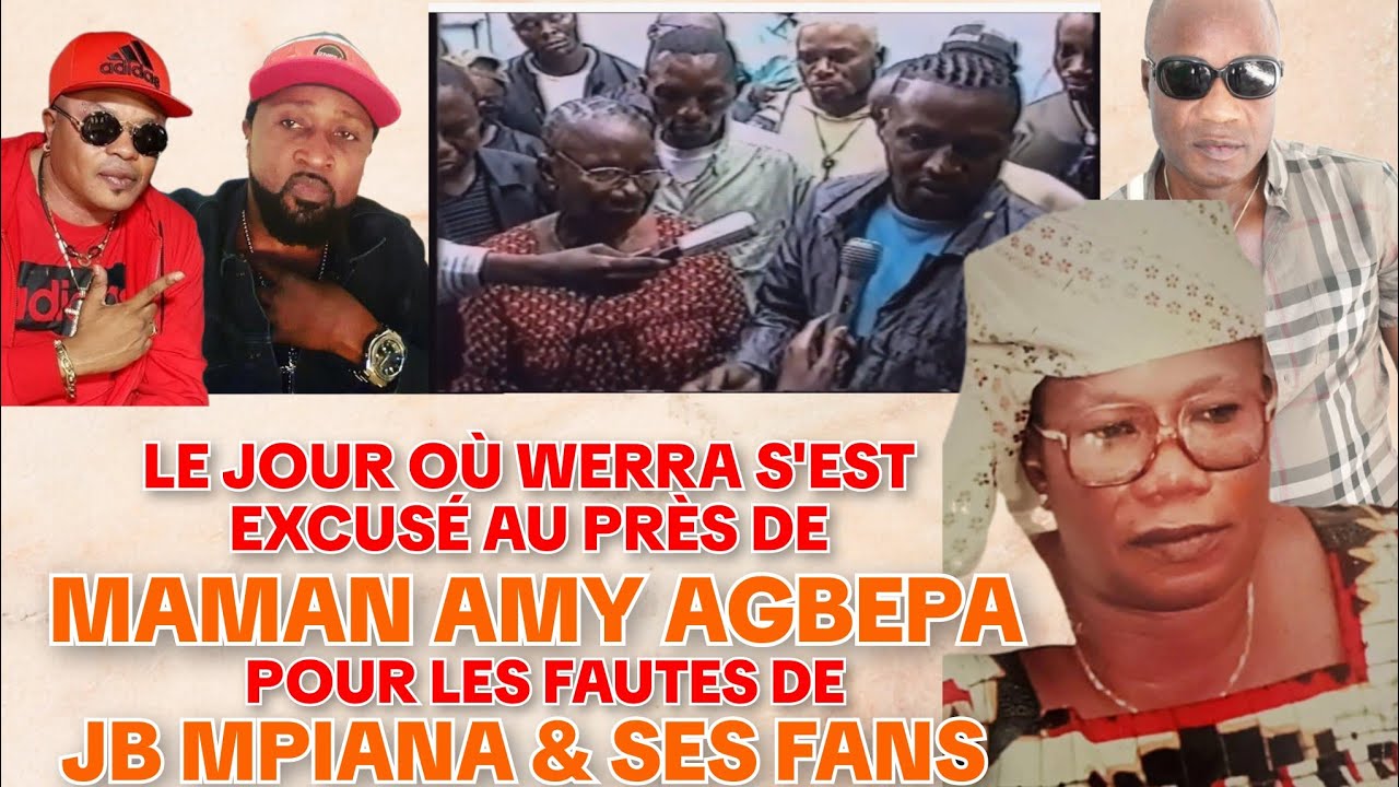 UN JOUR LES FANS DE JB MPIANA VOULAIENT TABASSER MAMAN AMY AGBEPA, WERRASON EST ALLÉ DEMANDER PARDON