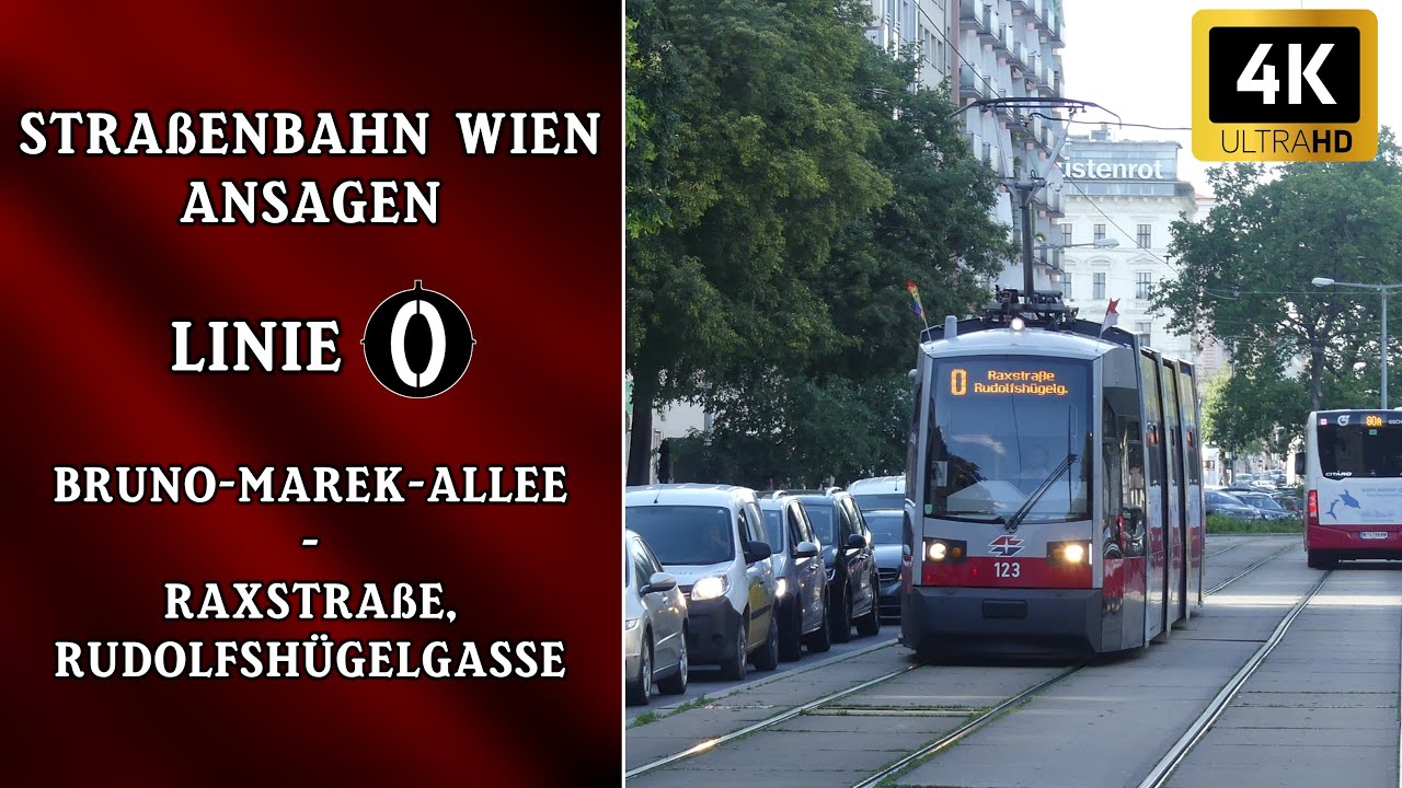 Linie O Wien Ansagen – Raxstraße, Rudolfshügelgasse – Bruno-Marek-Allee | Wiener Grantler