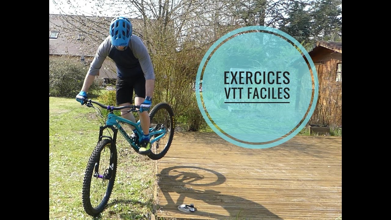 Exercices VTT faciles dans son jardin