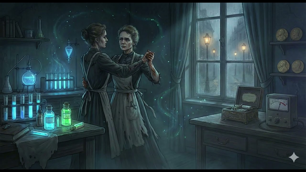 Galeria Typ&oacute;w -🧪 MARIA SKŁODOWSKA-CURIE  BŁĘKITNY WALC (Dark Waltz) | Haunting Beautiful ☢️