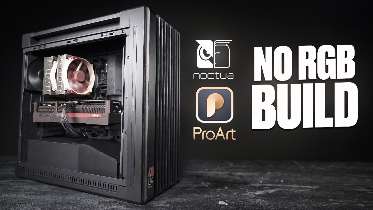 Noctua x ProArt | The Ultimate NO RGB Silent PC Build | RTX 5080 + Ryzen 9 9950X3D