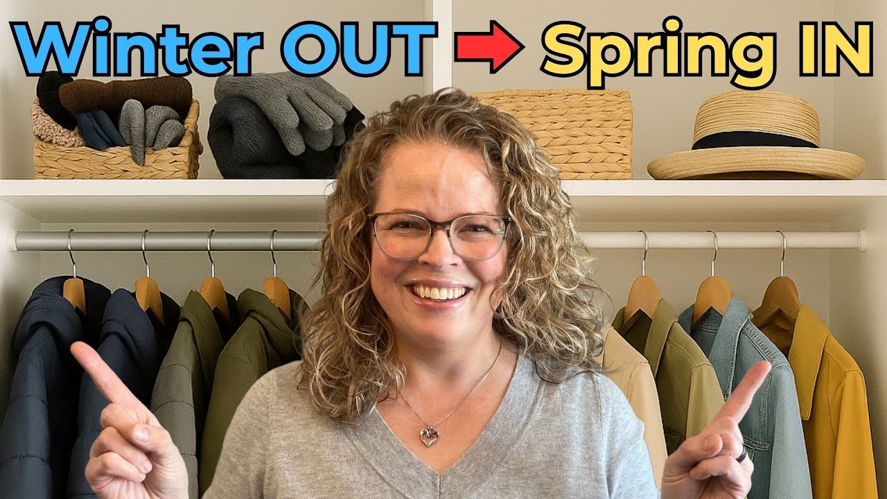 Decluttering Our Coat Closet for Spring! Simple Family Organization