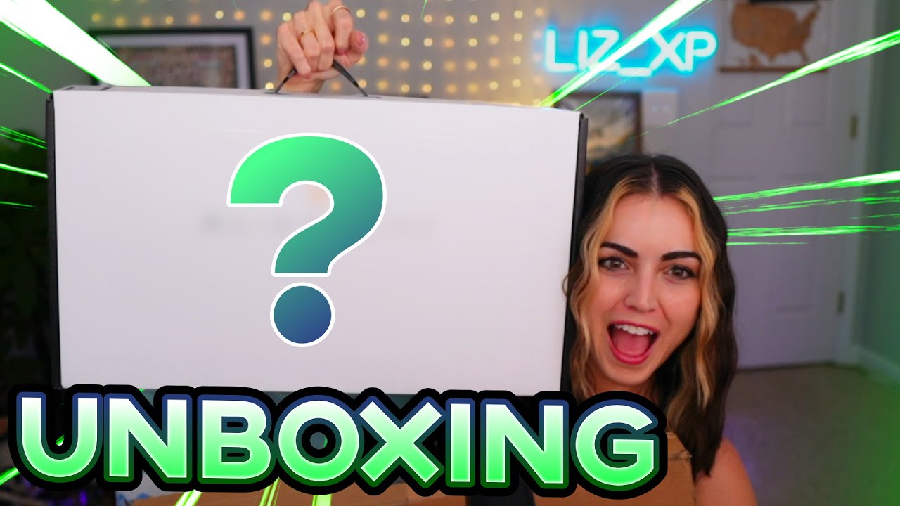 I'M SO THANKFUL! SURPRISE Alienware Unboxing!? | LizXP