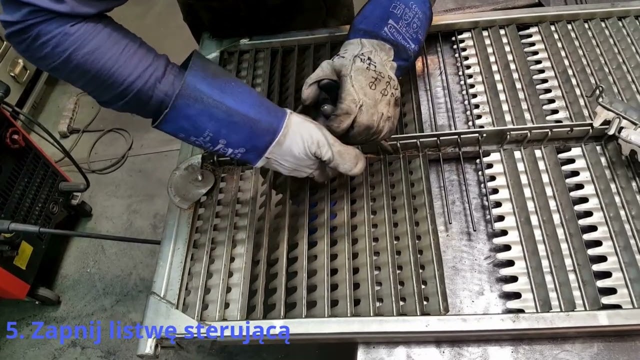 Regeneracja sita żaluzjowego do kombajnu