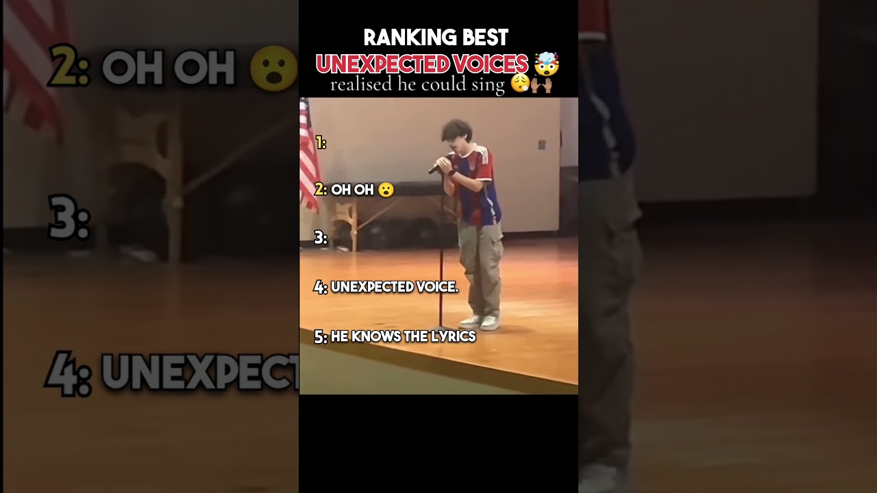 Ranking Best singing voices.