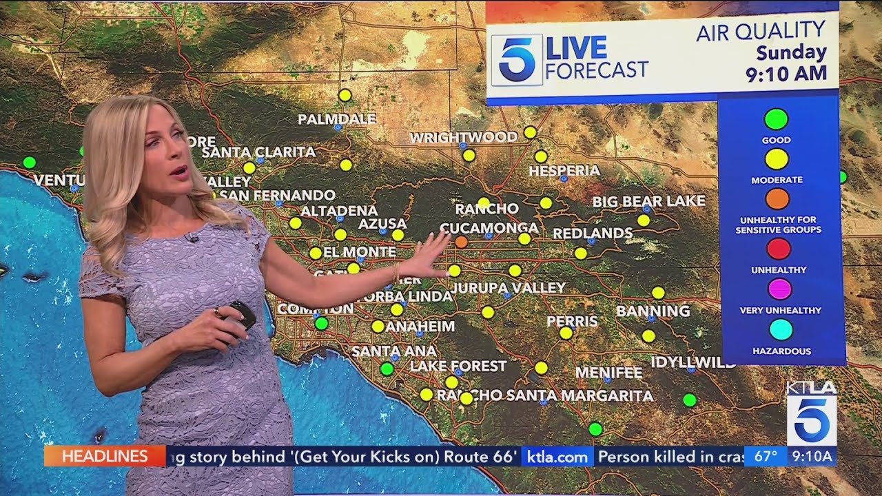 KTLA 5 Weekend Morning News Weather Forecast - April 5, 2026