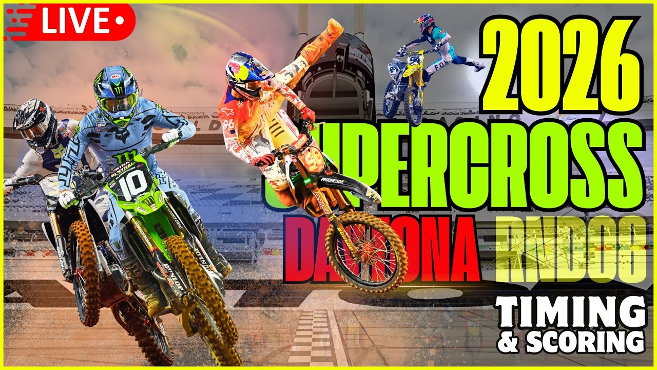 2026 AMA Supercross Round 08, Daytona Live Timing and Scoring