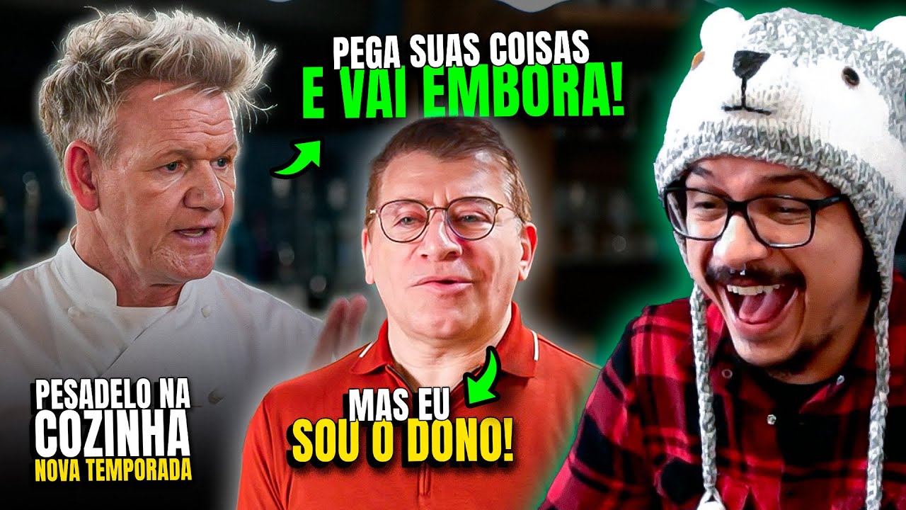 Gordon Ramsay EXPULSOU O DONO do restaurante!
