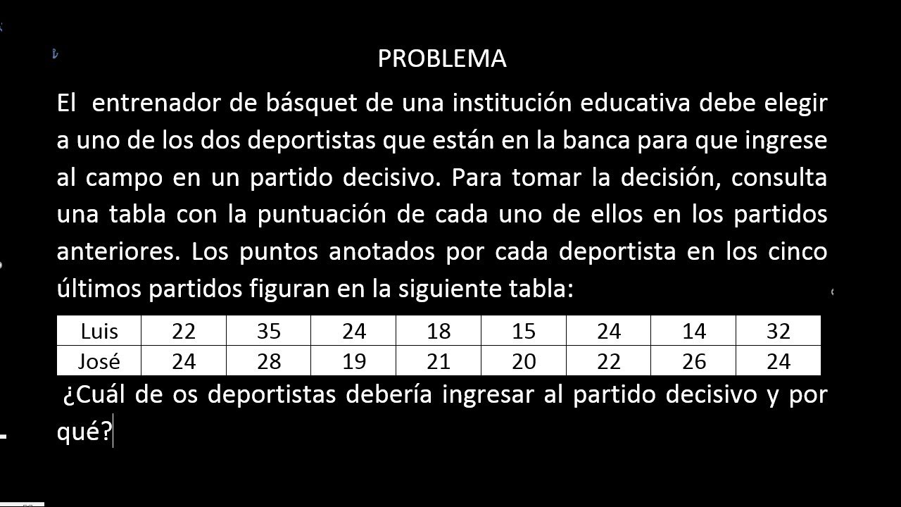 MEDIDAS DE TENDENCIA CENTRAL Y DISPERSIÓN