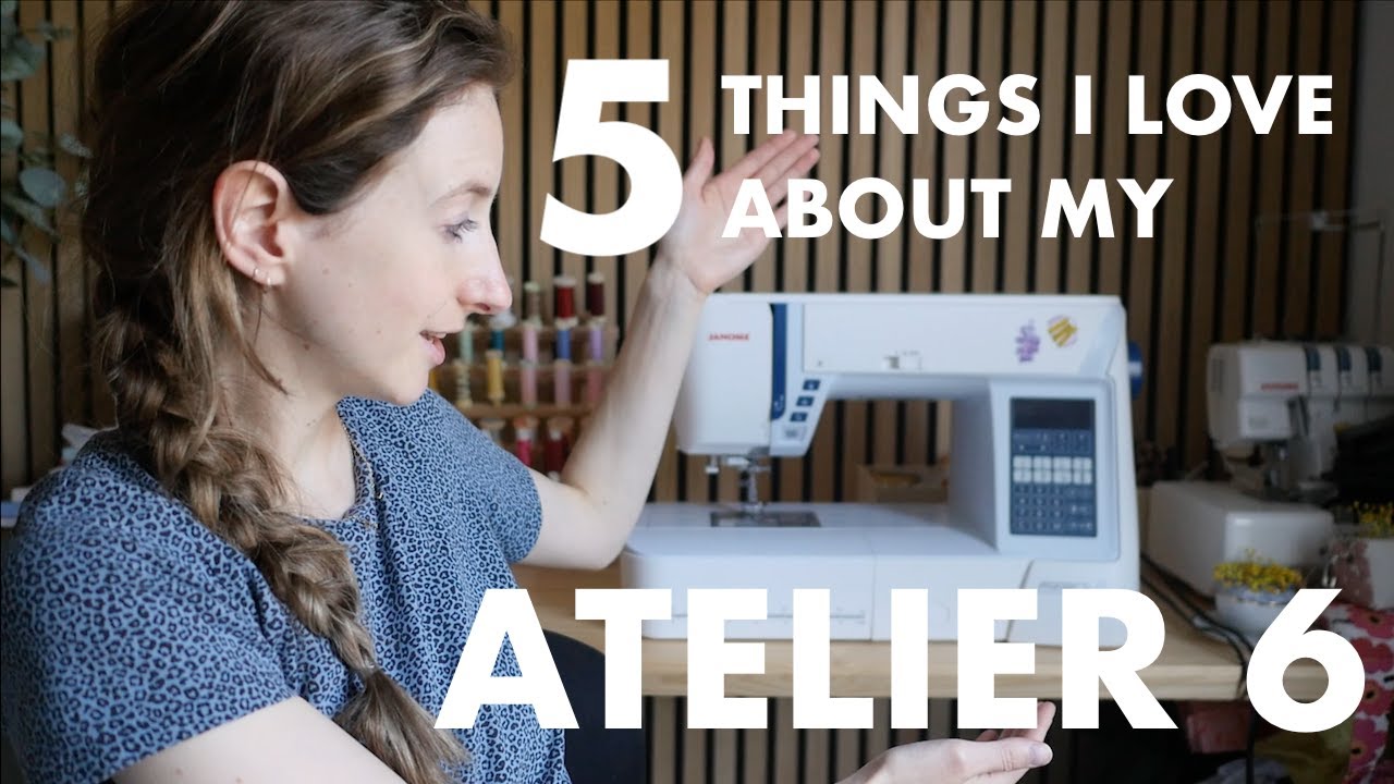 5 Things I love about my Janome Atelier 6 | Sewing Machine Tour | SEW JESSALLI
