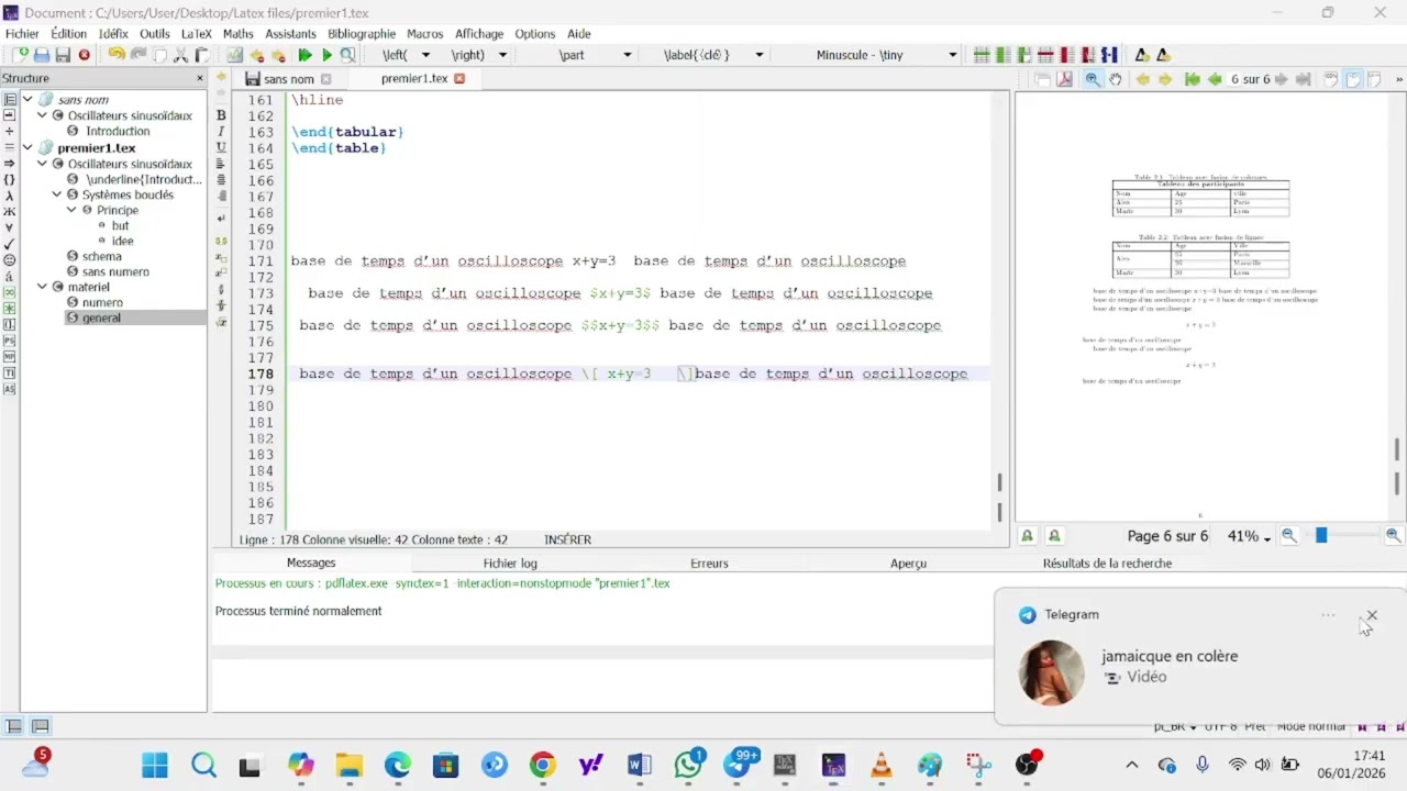 8.1-Insérer des équations dans LaTeX