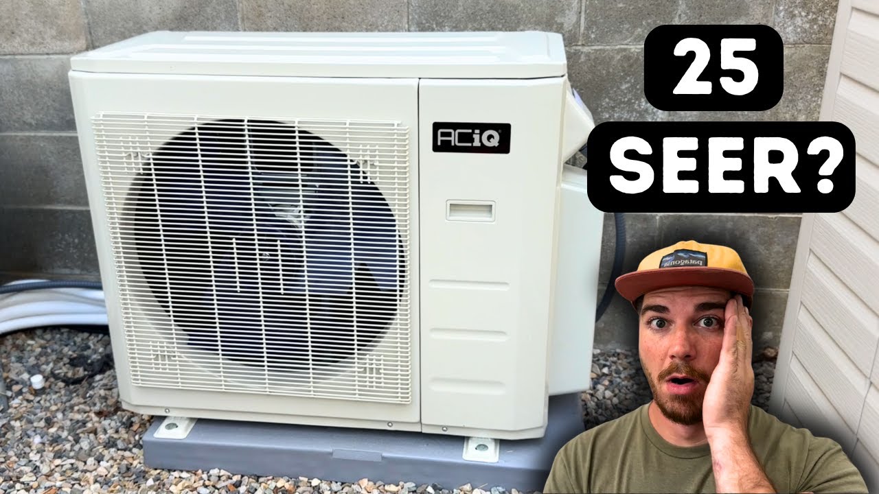 We Installed A 25 SEER Dual Zone Heat Pump Mini Split...