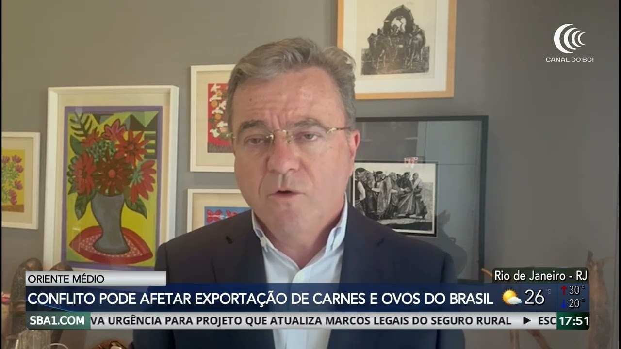 Guerra no Irã pode afetar exportações de carnes e ovos do Brasil