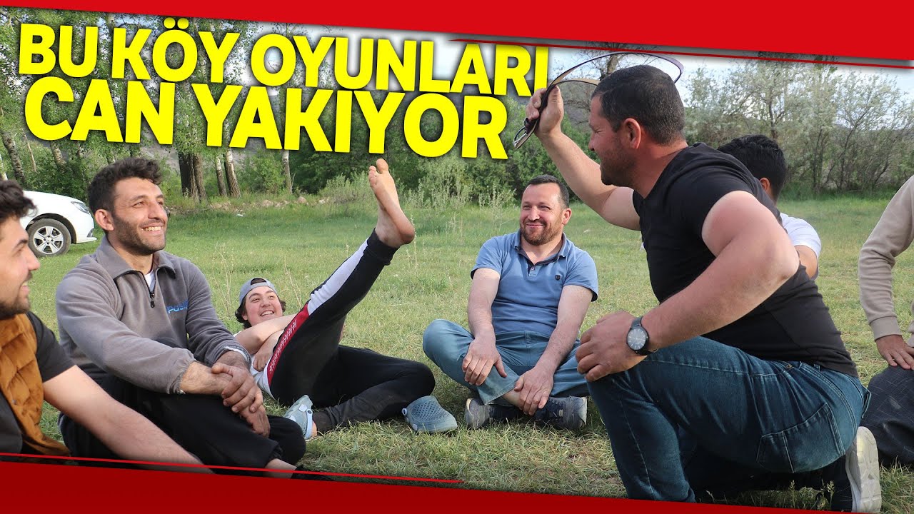 Köylüler, 'Vız Vız, Kabak, Kim Vurdu ve Ortada Kim Var' Oyunları ile Eğlenceli Vakit Geçiriyor