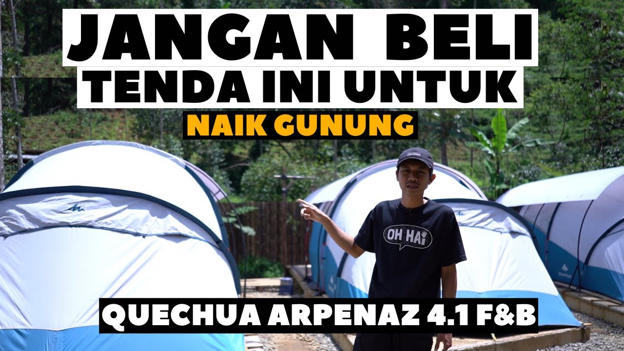 REVIEW TENDA QUECHUA ARPENAZ 4.1  F&B