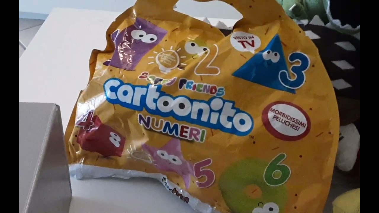 SOFTY FRIENDS CARTOONITO NUMERI 🟢🔺️🟨 1 BUSTA [Unboxing]