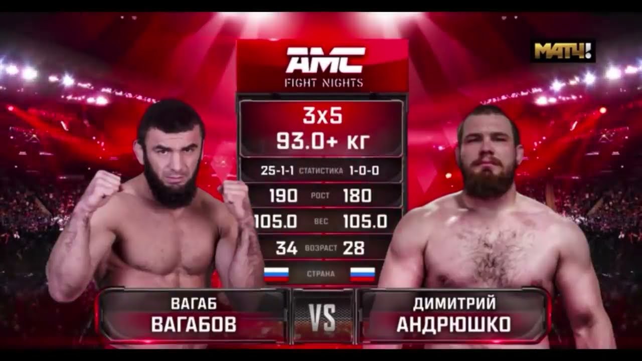 Profc 62 Вагаб Вагабов vs Алексей Ефремов Жёсткий