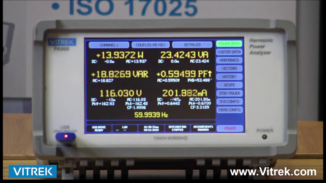 Vitrek Power Analyzer Overview