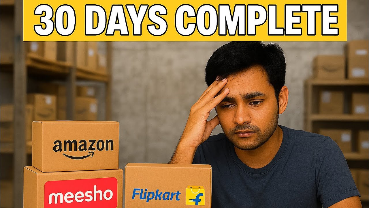1 Month Selling on Amazon Flipkart Meesho - Mere Profit & Loss ka Sach #30DaysChallenge #ecommerce