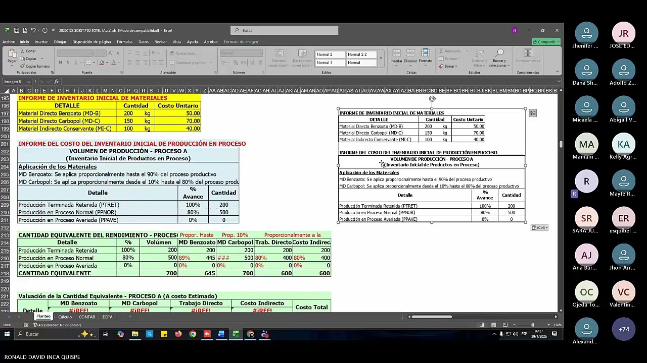 C12 jue29ene26 USS325 5COSTOS2VER Tema 3 Balance, Inventarios Iniciales y Material Directo