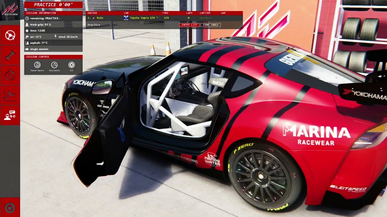 CORRIDA CANCELADA - CONTENT MANAGER - ASSETTO CORSA