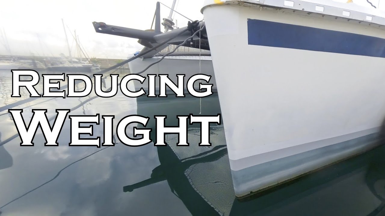 How We're Taking a TON of Weight Out of Our Catamaran