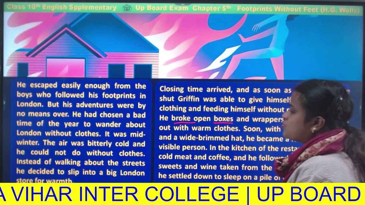 FOOTPRINTS WITHOUT FEET | English L-26 | Class-10 | Hindi Medium | NCERT